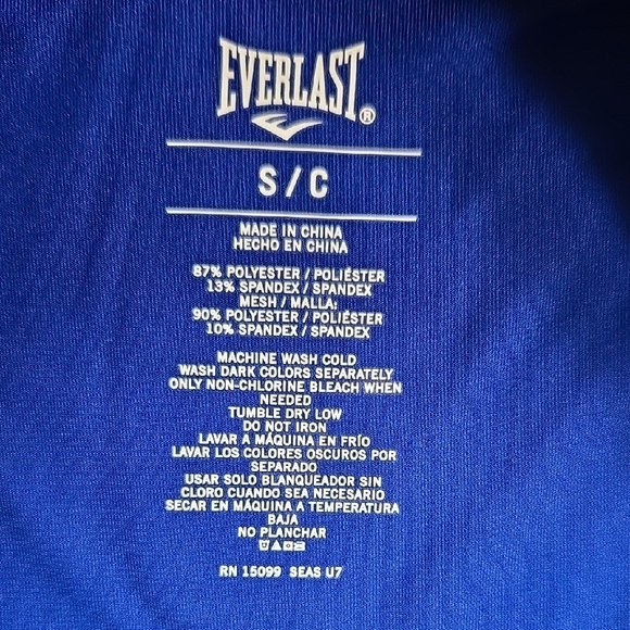 Everlast Blue Boxer Briefs with Athletic Fit - Picture 2 of 4